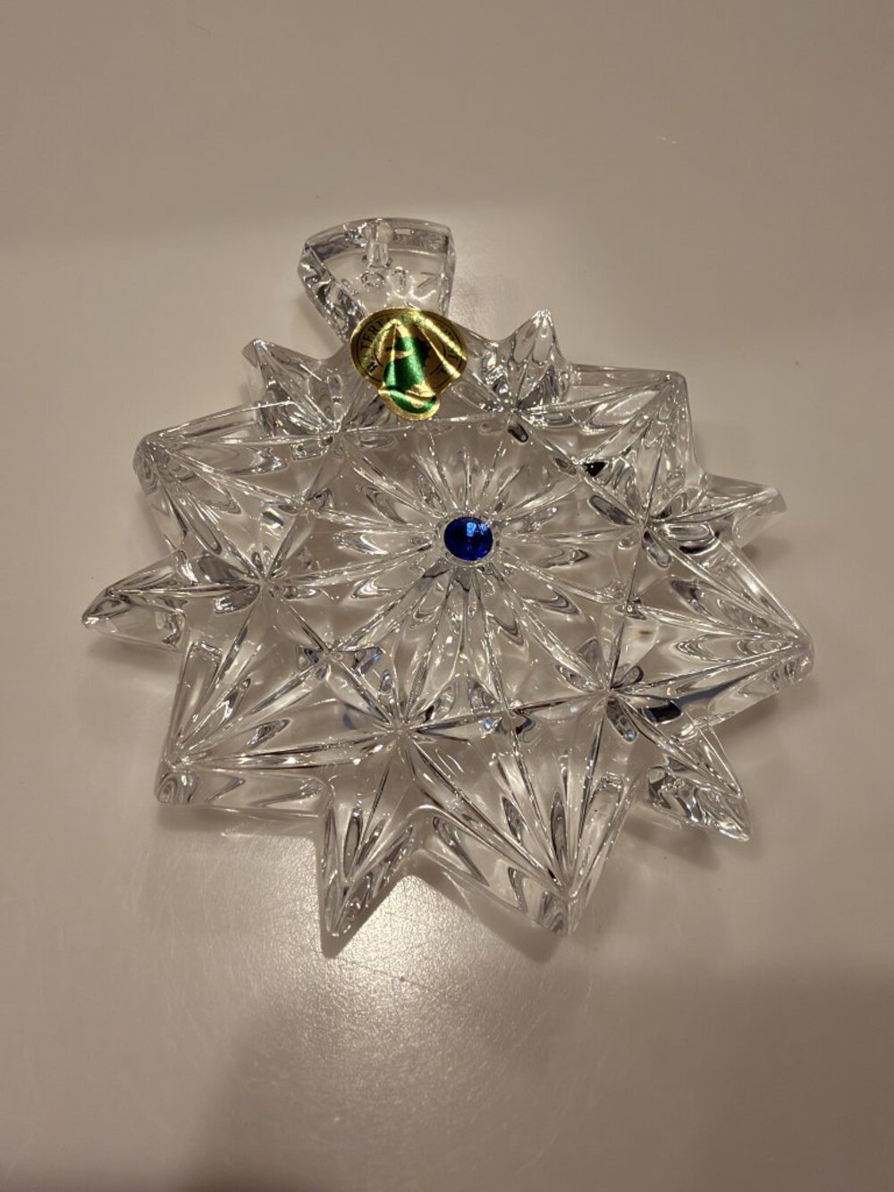 Waterford 2017 Snowflake Wishes Friendship Cobalt Ornament New in Box